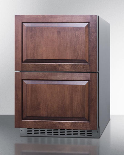 SUMMIT SPRF34D Summit 24"" Wide 2-drawer Refrigerator-freezer