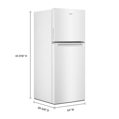 WHIRLPOOL WRT112CZJW Whirlpool 24-inch Wide Top-freezer Refrigerator - 11.6 Cu. Ft.