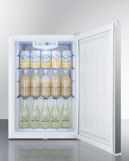 SUMMIT FF31L7CSS Commercially Approved Countertop All-refrigerator In Stainless STEE...