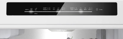 BOSCH B24CB80ESB 800 Series Free-standing Fridge-freezer With Freezer At Bottom, GLA...