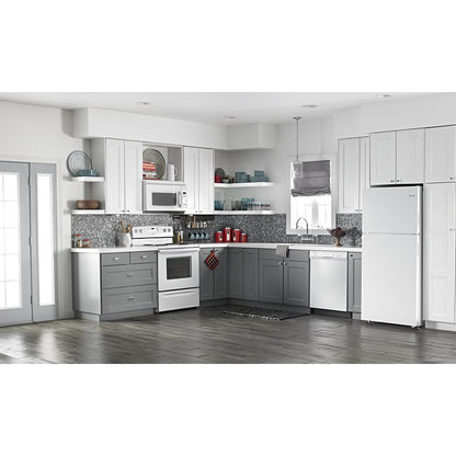 AMANA ART318FFDW 30-inch Wide Top-freezer Refrigerator With Glass Shelves - 18 Cu. F...