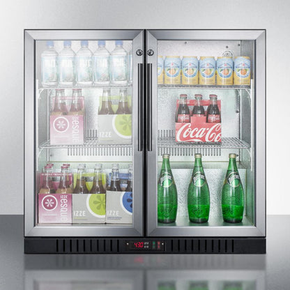 SUMMIT SCR7012DB Commercial Back Bar Beverage Center for Freestanding Use, With SELF...