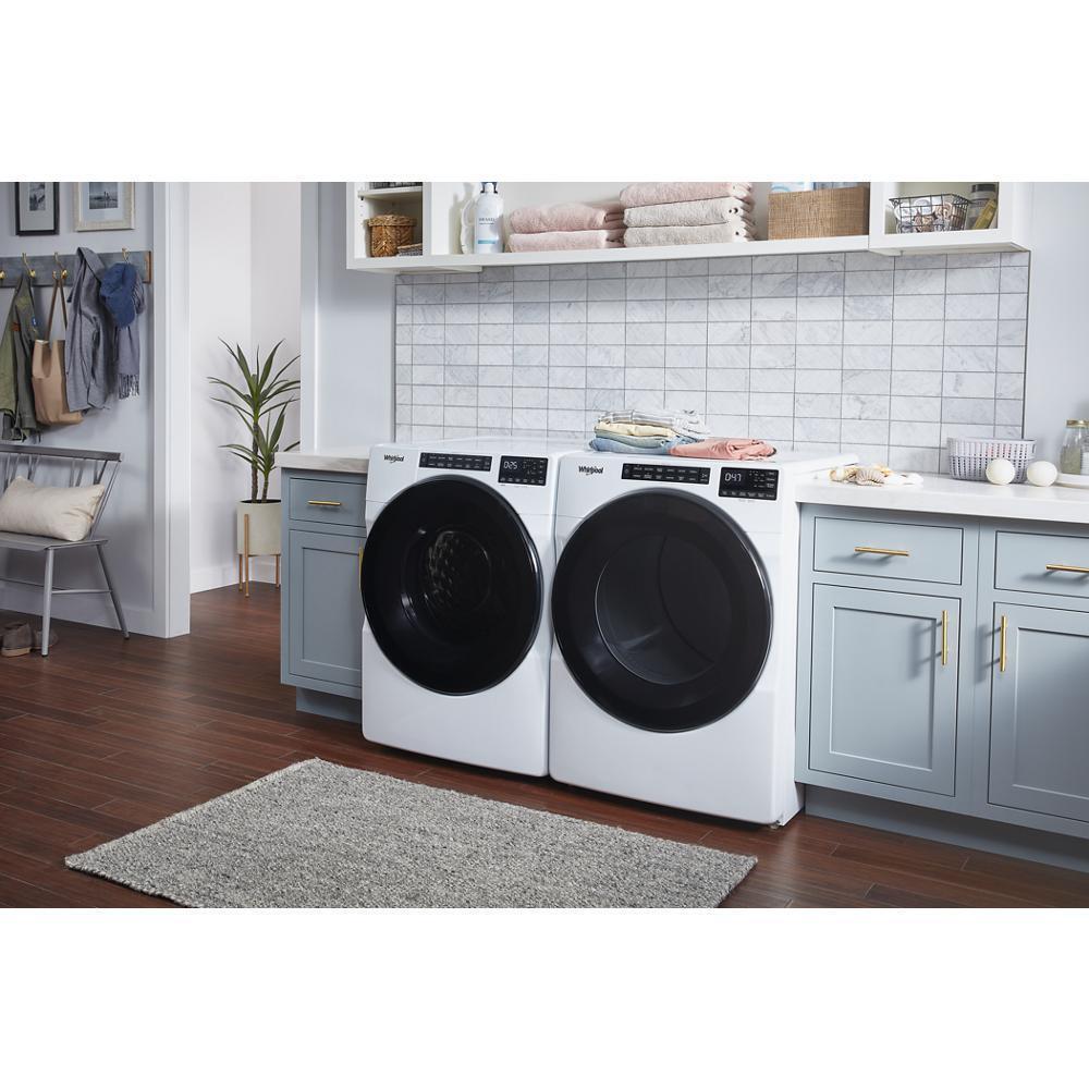 WHIRLPOOL WED6605MW Whirlpool 7.4 Cu. Ft. Electric Wrinkle Shield Dryer With Steam