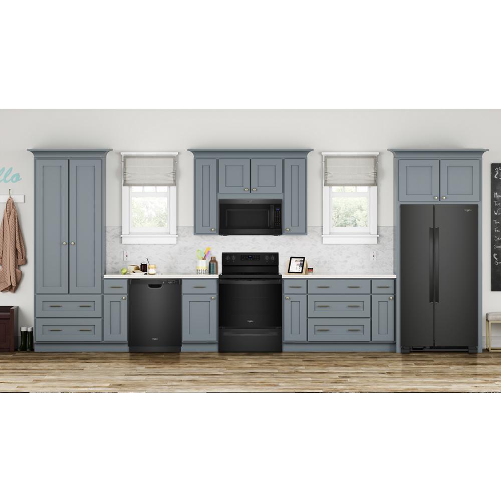 WHIRLPOOL WRS312SNHB Whirlpool 33-inch Wide Side-by-side Refrigerator - 22 Cu. Ft. - ...