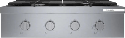 BOSCH RGM8058UC Bosch 800 Series Gas Rangetop 30'' Stainless Steel Rgm8058uc