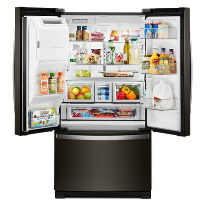 WHIRLPOOL WRF767SDHV Whirlpool 36-inch Wide French Door Refrigerator - 27 Cu. Ft. - B...