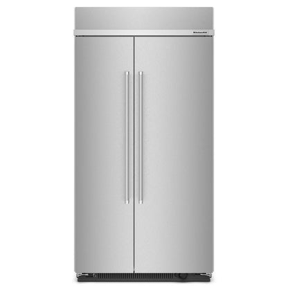 KITCHENAID KBSN702MPS 25.5 Cu Ft. 42"" Built-in Side-by-side Refrigerator With PRINTSHIELD...
