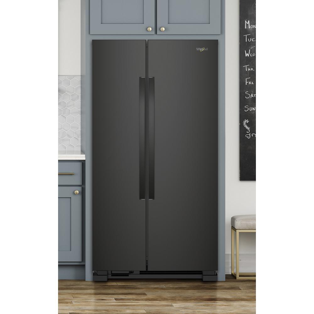 WHIRLPOOL WRS312SNHB Whirlpool 33-inch Wide Side-by-side Refrigerator - 22 Cu. Ft. - ...
