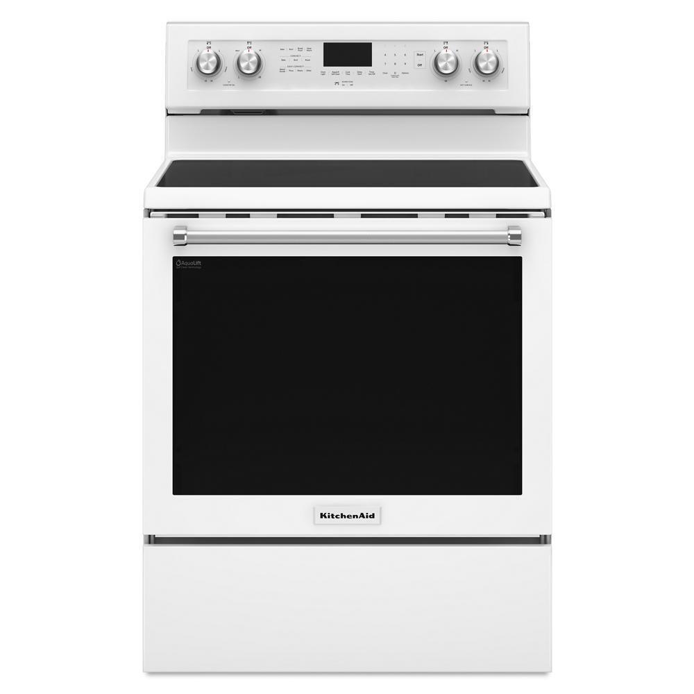 KITCHENAID KFEG500EWH White Kitchenaid 30-inch 5-element Electric Convection Range