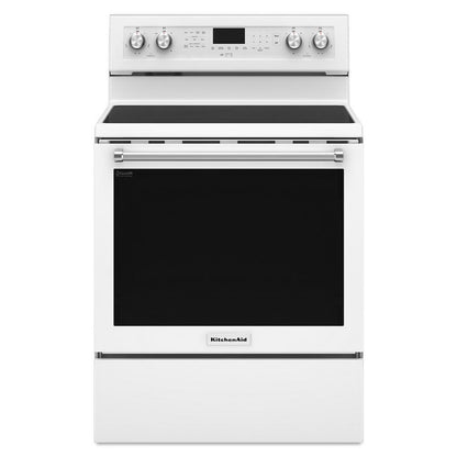 KITCHENAID KFEG500EWH White Kitchenaid 30-inch 5-element Electric Convection Range
