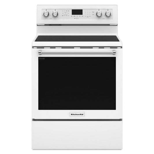 KITCHENAID KFEG500EWH White Kitchenaid 30-inch 5-element Electric Convection Range