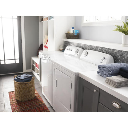 AMANA NGD4655EW 6.5 Cu. Ft. Top-load Gas Dryer With Automatic Dryness Control - White