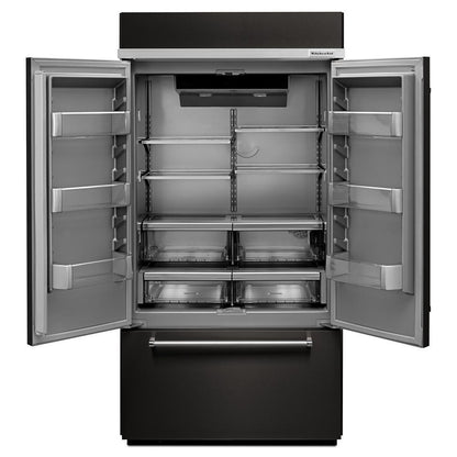 KITCHENAID KBFN502EBS Black-on-stainless Kitchenaid 24.2 Cu. Ft. 42"" Width Built-in ST...