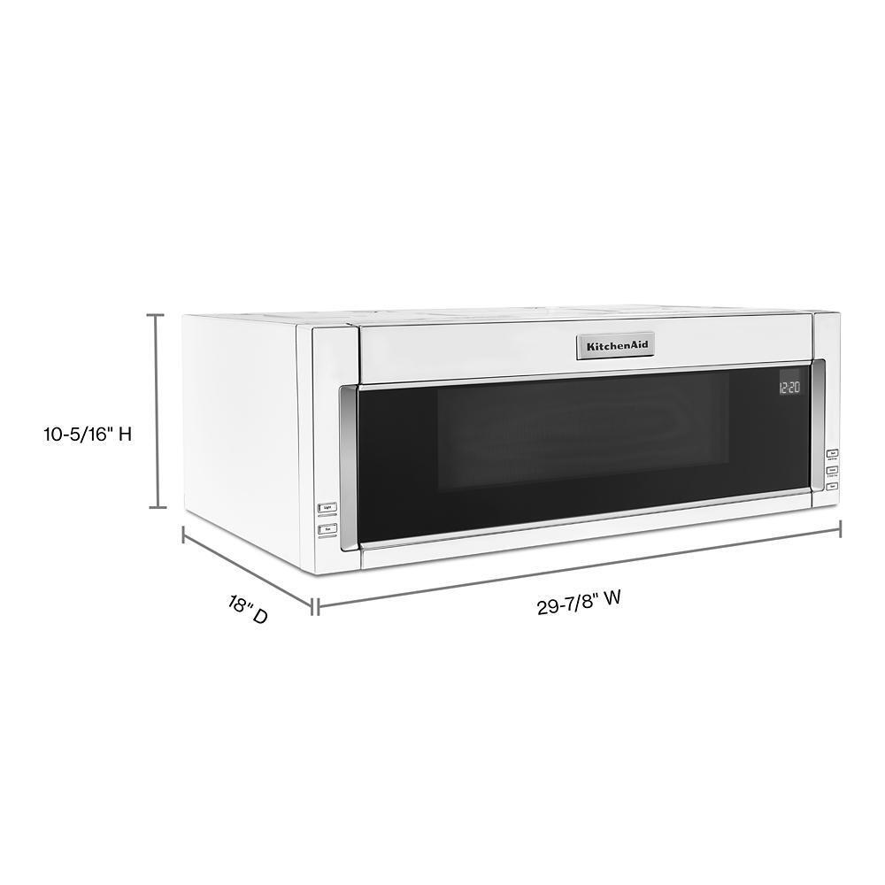 KITCHENAID KMLS311HWH KitchenAid 1000-watt Low Profile Microwave Hood Combination - White