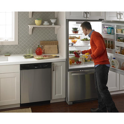 AMANA ABB2224BRM 21.9 Cu. Ft. Energy Star Qualified Bottom-freezer Refrigerator -...