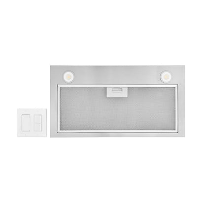 BROAN PMA400SS Broan 21-inch Custom Range Hood Power Pack, 450 Max Blower Cfm, ...