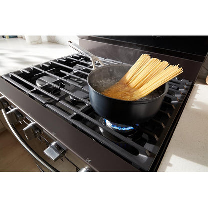 WHIRLPOOL WFGS7530RV 30-inch Smart Gas Range With Air Cooking Technology, Steam/self CLE...