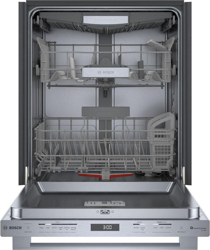 BOSCH SHX78CM5N Bosch 800 Series Dishwasher 24"" Stainless Steel