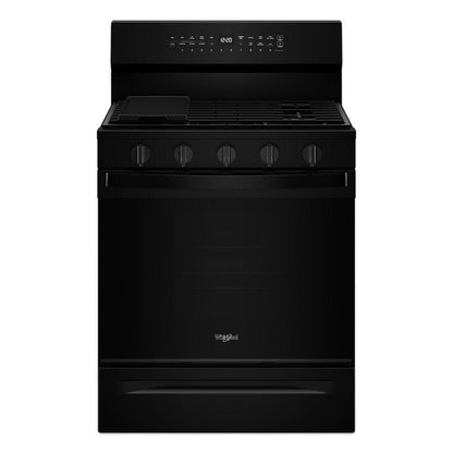 WHIRLPOOL WFGS7530RB 30-inch Smart Gas Range With Air Cooking Technology, Steam/self CLE...