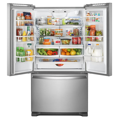 WHIRLPOOL WRFF5333PZ Whirlpool 33-inch Wide French Door Refrigerator - 22 Cu. Ft.