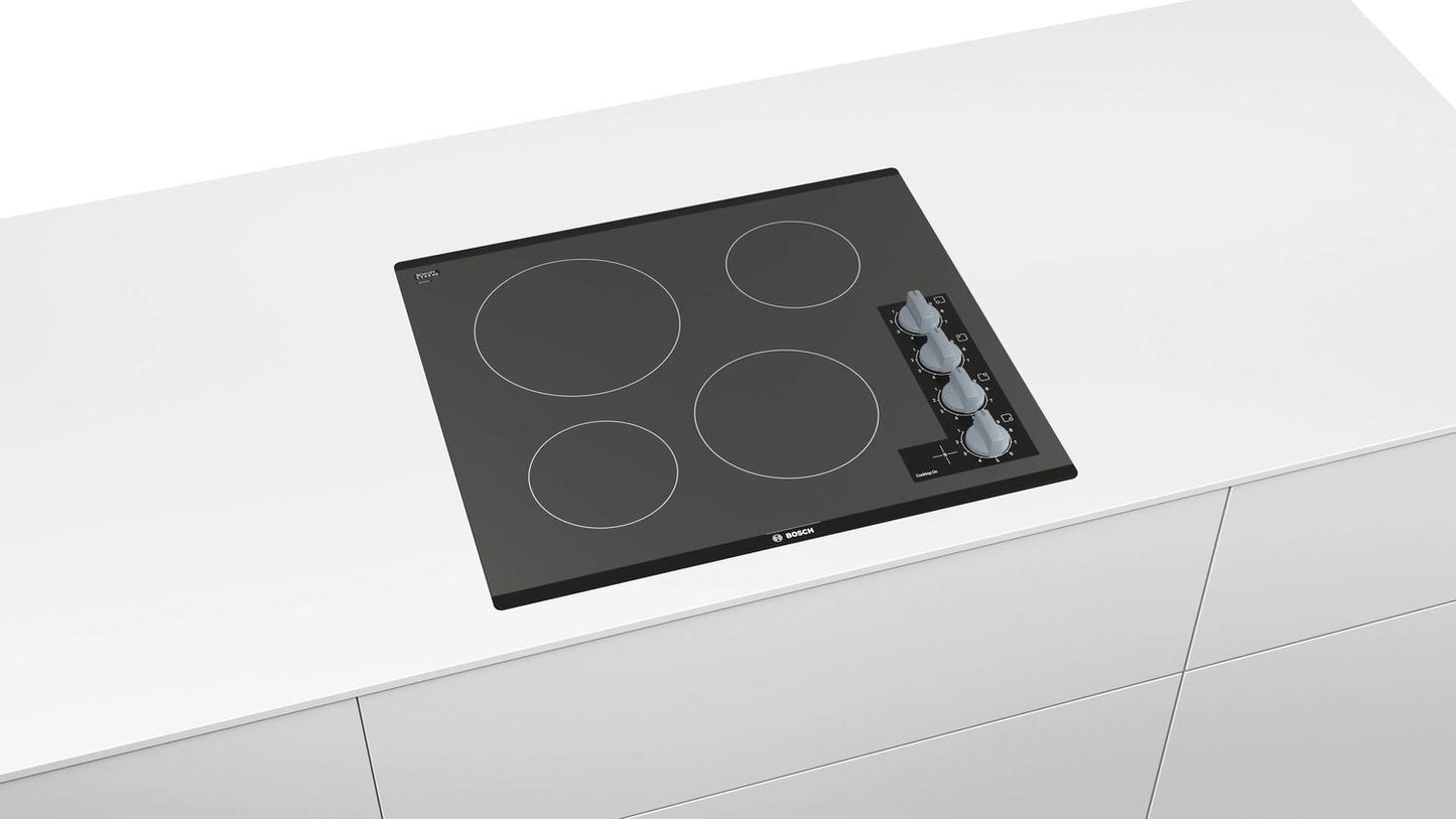 BOSCH NEM5466UC Bosch 24"" Electric Cooktop 500 Series - Black Frameless