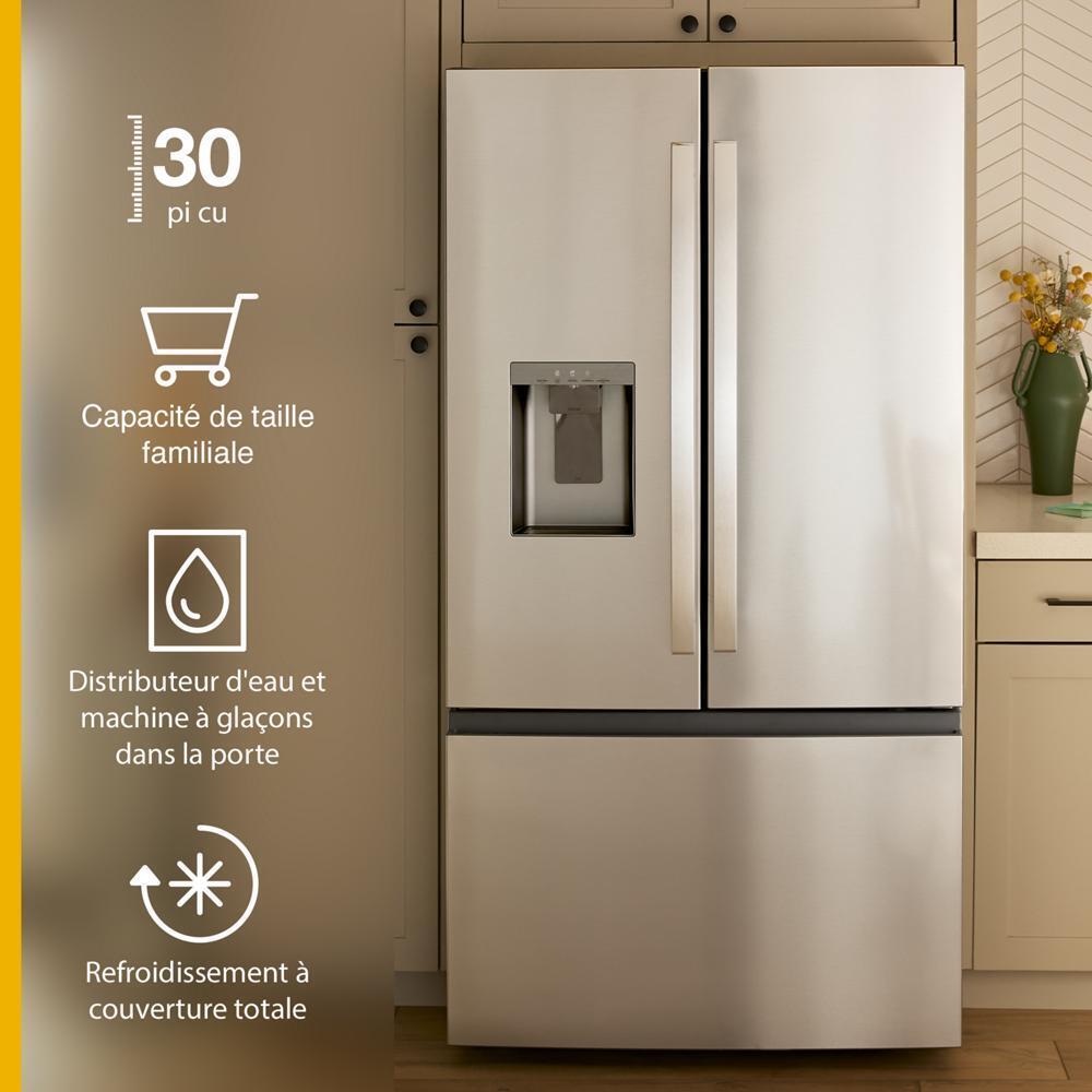 WHIRLPOOL WRFF3536SV 36-inch French Door Refrigerator With In-door Water and Ice Maker -...