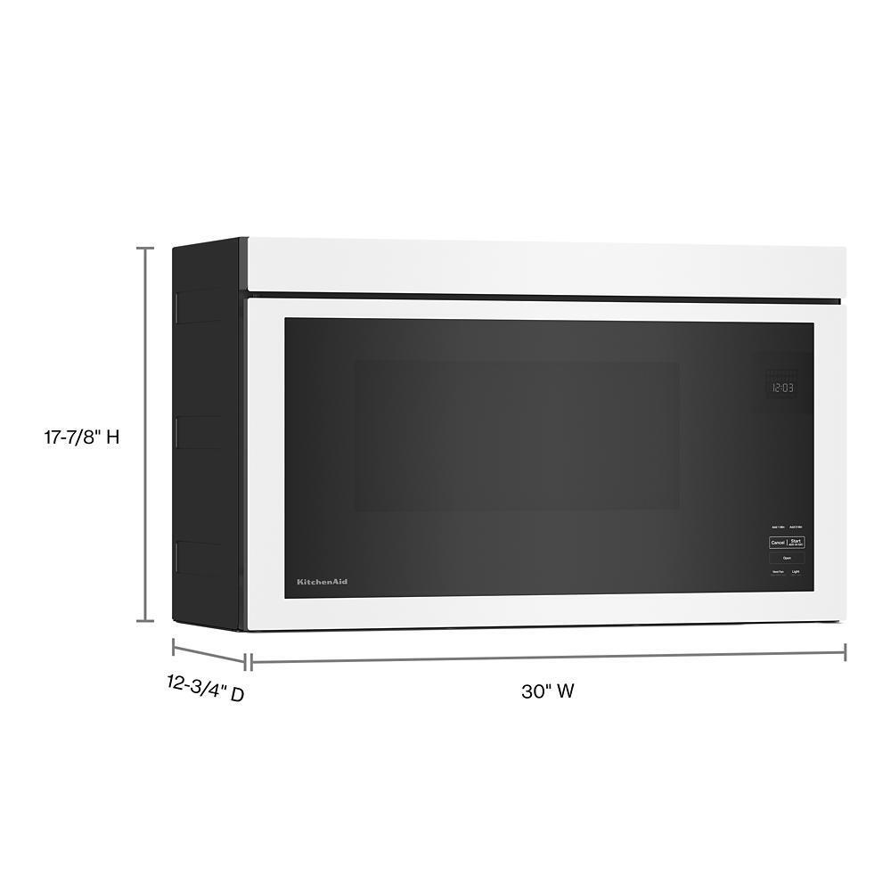 KITCHENAID KMMF330PWH KitchenAid Over-the-range Microwave With Flush Built-in Design