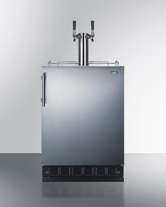 SUMMIT SBC7BRS Summit 24"" Wide Beer Kegerator