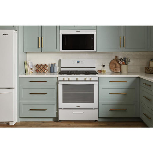 WHIRLPOOL WMMF5930PW 1.1 Cu. Ft. Flush Mount Microwave With Turntable-free Design