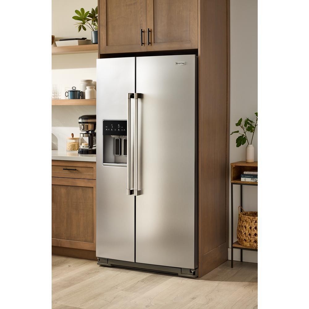 MAYTAG MRSC6636RZ 36-inch Wide Counter-depth Side-by-side Refrigerator With Arctic BL...
