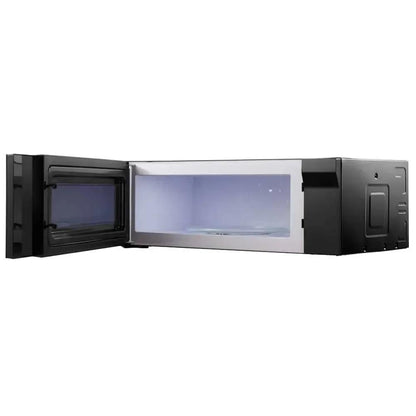 XO APPLIANCE XOOTR30LPS 30""w Otr 1000w 400cfm 1.2 Cu Ft - Low Profile Black Glass