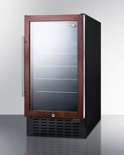 SUMMIT SCR1841BPNR Summit 18"" Wide Built-in Beverage Center (panel Not Included)
