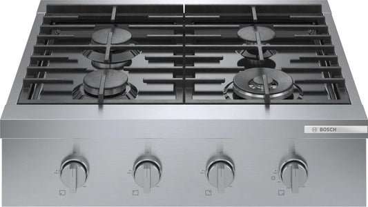 BOSCH RGM8058UC Bosch 800 Series Gas Rangetop 30'' Stainless Steel Rgm8058uc
