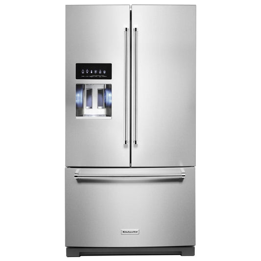 KITCHENAID KRFF577KPS 26.8 Cu. Ft. Standard-depth French Door Refrigerator With Exterior ...