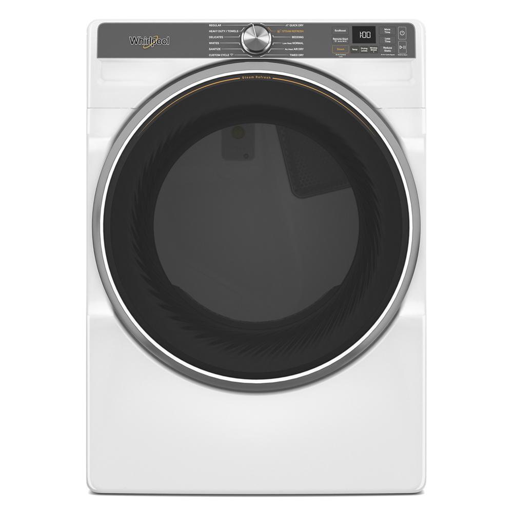 WHIRLPOOL WGD6720RW 7.4 Cu. Ft. Smart Front Load Energy Star Gas Dryer With Steam CA...