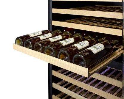 SUMMIT SWC1966BLHD Summit 24"" Wide Dual Zone Wine Cellar