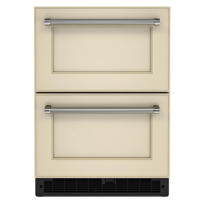 KITCHENAID KUDR204KPA 24"" Panel-ready Undercounter Double-drawer Refrigerator - Panel REA...