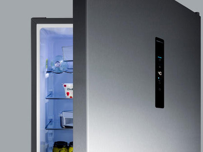 SUMMIT FFBF249SS2IM Summit 24"" Wide Bottom Freezer Refrigerator With Icemaker
