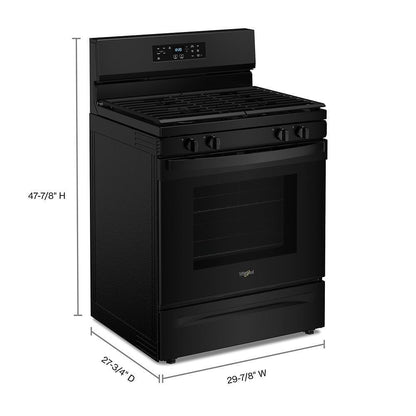 WHIRLPOOL WFGS3530RB Whirlpool 30-inch Self Clean Gas Range With No Preheat Mode