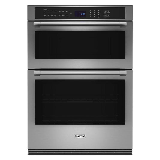 MAYTAG MOEC6030LZ 30-inch Wall Oven Microwave Combo With Air Fry and Basket - 6.4 CU....