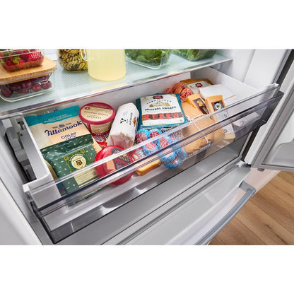 KITCHENAID KRFC136RWH 20 Cu. Ft. 36-inch Width Counter-depth French Door Refrigerator WIT...
