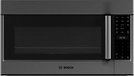 BOSCH HMV8045U 800 Series Over-the-range Microwave 30"" Left Sideopening Door, BLAC...