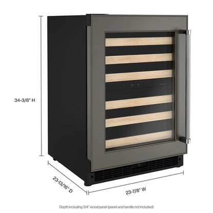 KITCHENAID KUWL214KPA 24"" Panel-ready Undercounter Wine Cellar With Wood-front Racks - PA...