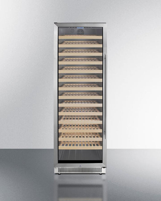SUMMIT SWC1926BLHD Summit 24"" Wide Single Zone Wine Cellar