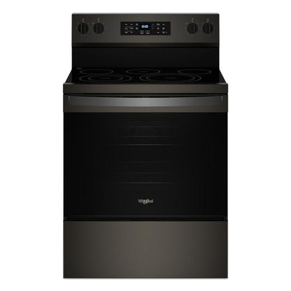 WHIRLPOOL WFES5030RV 30-inch Electric Range With Air Fry and Air Baking, Self Cleaning, ...