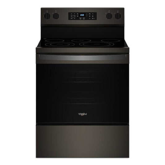 WHIRLPOOL WFES5030RV 30-inch Electric Range With Air Fry and Air Baking, Self Cleaning, ...