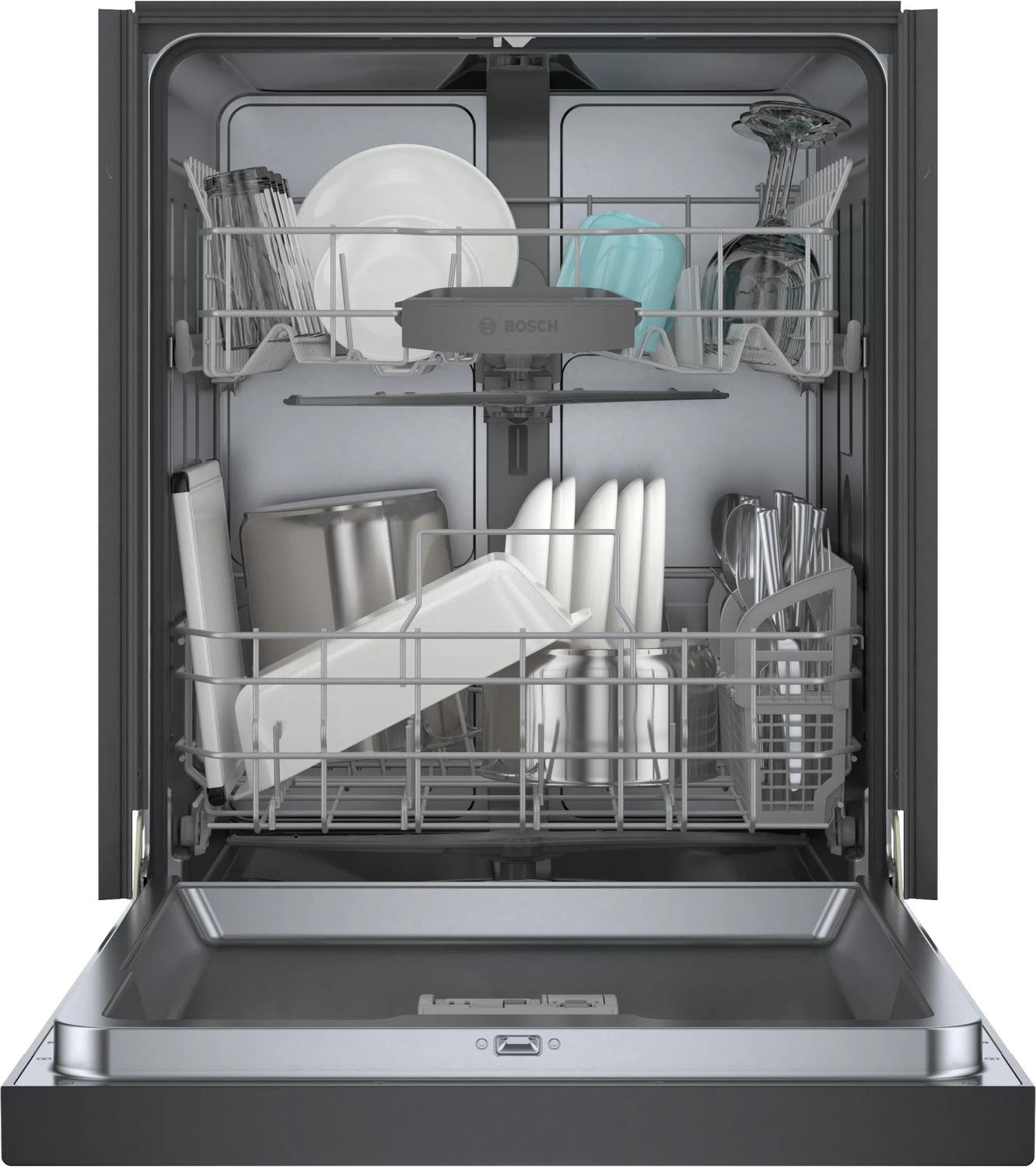 BOSCH SHE41CM6N Bosch 300 Series Dishwasher 24"" Black She41cm6n