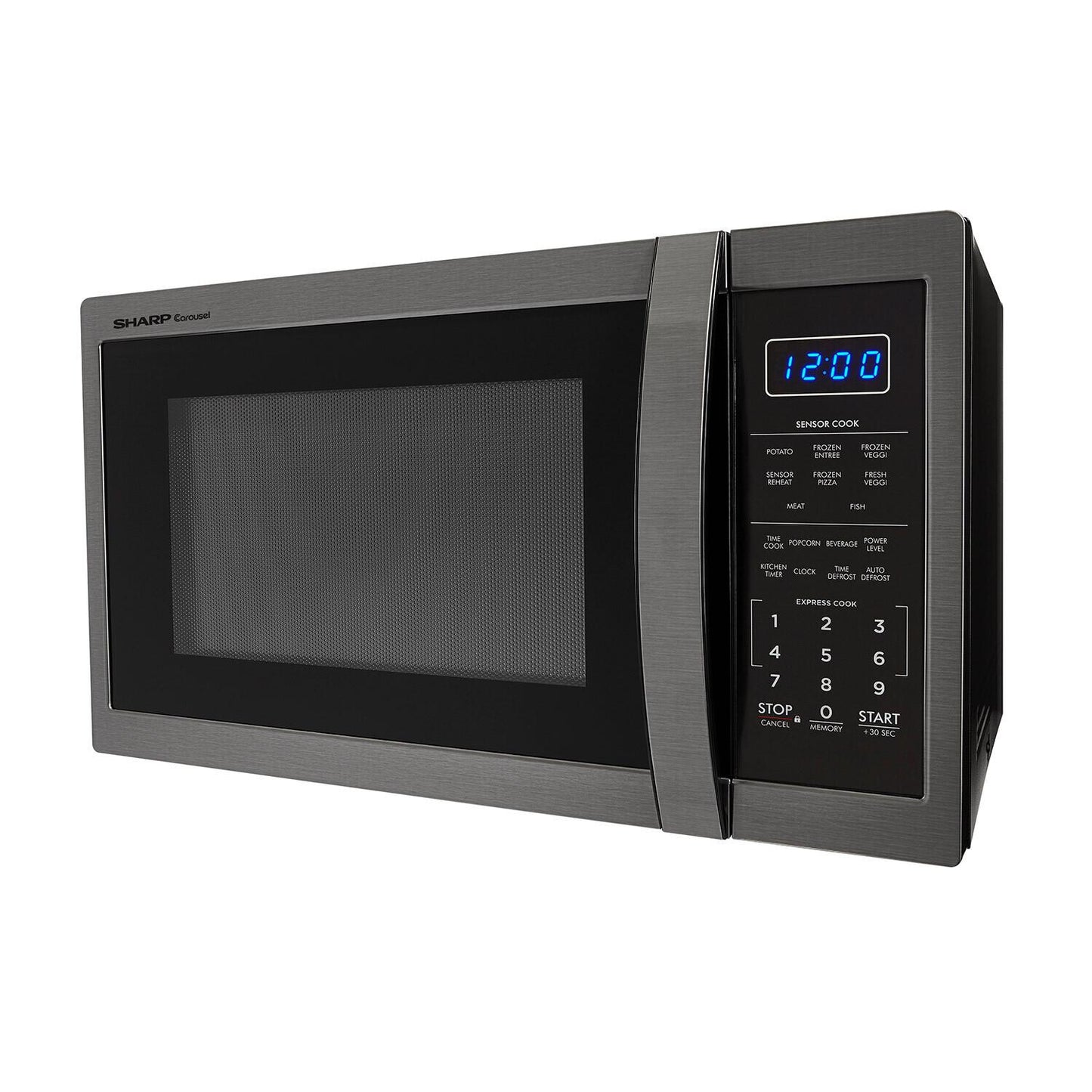 SHARP SMC1452CH Sharp Carousel Countertop Microwave Oven 1.4 Cu. Ft. 1100w Black ST...