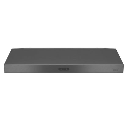 BROAN BCDF130BLS New - Glacier 30"" 300 Cfm 1.2 Sones Black Stainless Steel Range Hood