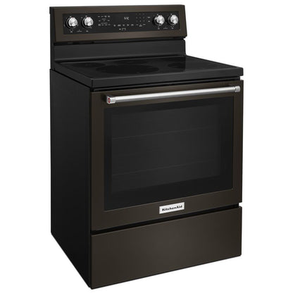 KITCHENAID KFEG500EBS Kitchenaid 30-inch 5-element Electric Convection Range - Black S...